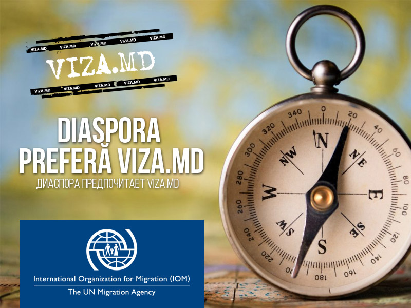 STUDIU OIM: Diaspora preferă VIZA.md 