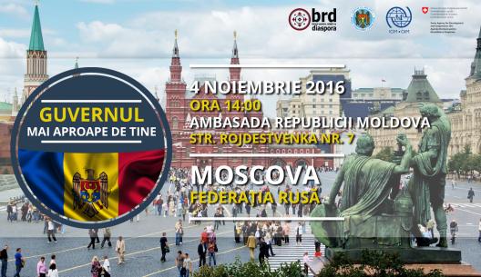 „Guvernul mai aproape de tine”. Prima vizită va avea loc la Moscova