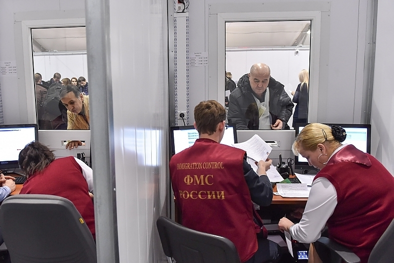 Centru migrațional din Moscova a trecut la un nou regim de lucru
