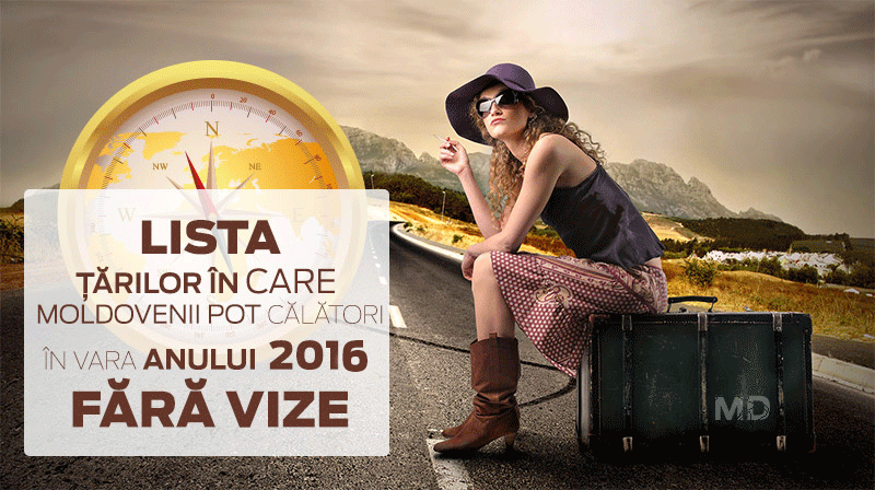 Statele în care moldovenii pot călători în VARA anului 2016 fără vize